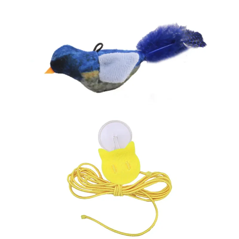 Sound Sensing Interactive Bird Cat Toy For Indoor Cats