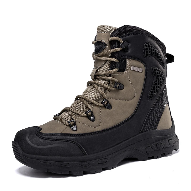 Louis KADHRCN Mens Hiking Boots Waterproof Breathable Outdoor