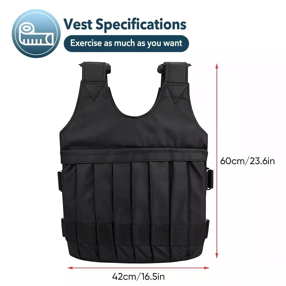 NONED Adjustable Weighted Vest For Cardio Training And Jogging