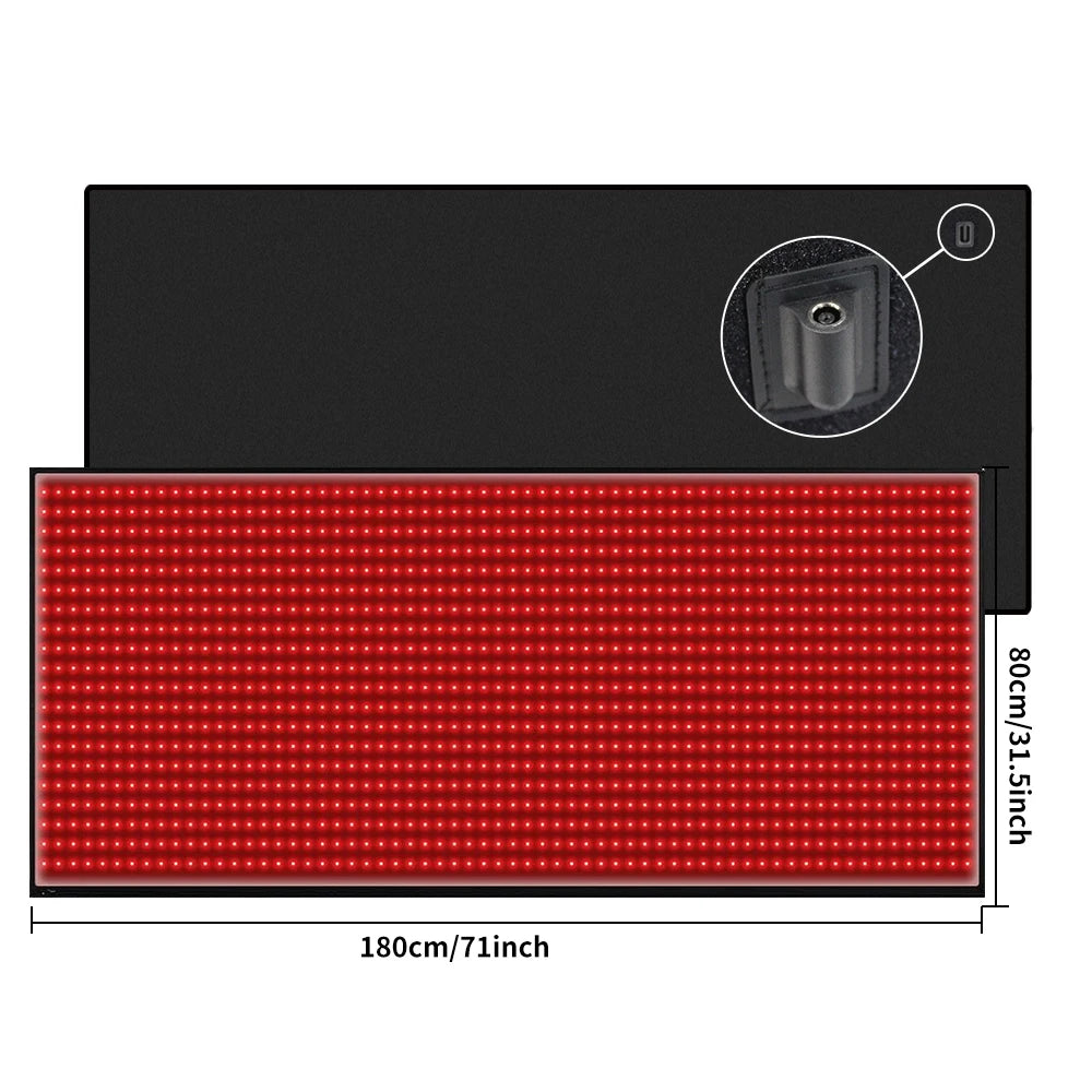 Full Body Infrared Light Therapy Mat LED Blanket 660nm 850nm