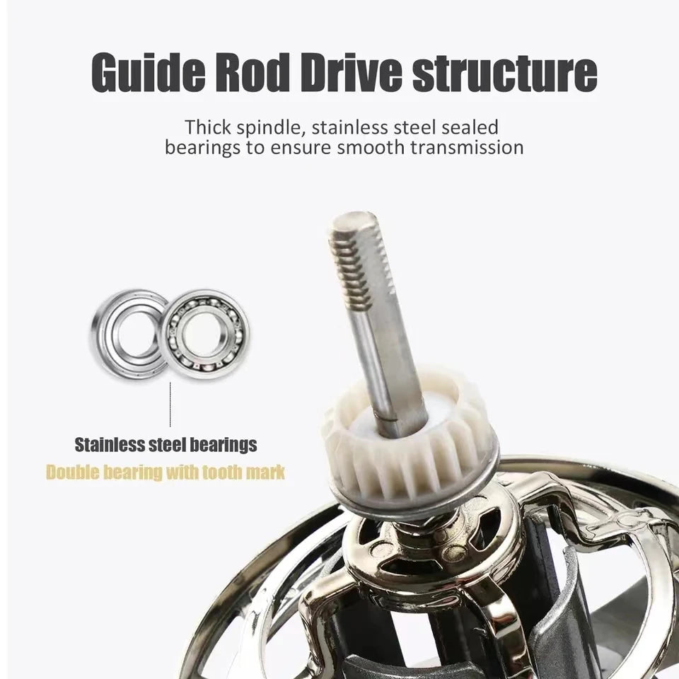 Stainless Steel Bearing Spinning Fishing Reel 8000 Saltwater and Freshwater