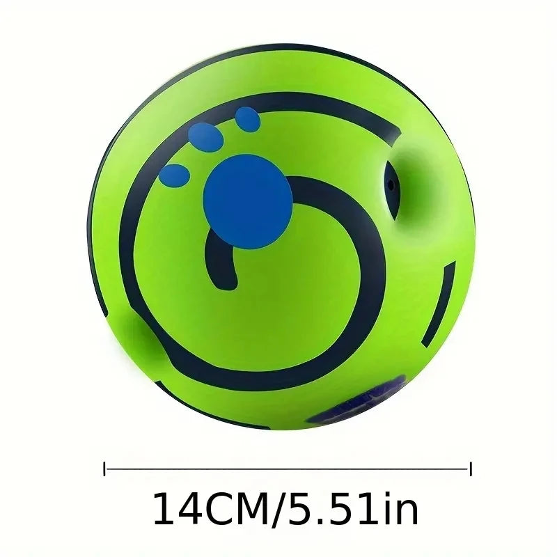 Dog Interactive IQ Toy Giggle Ball For Mental Stimulation And Exercise