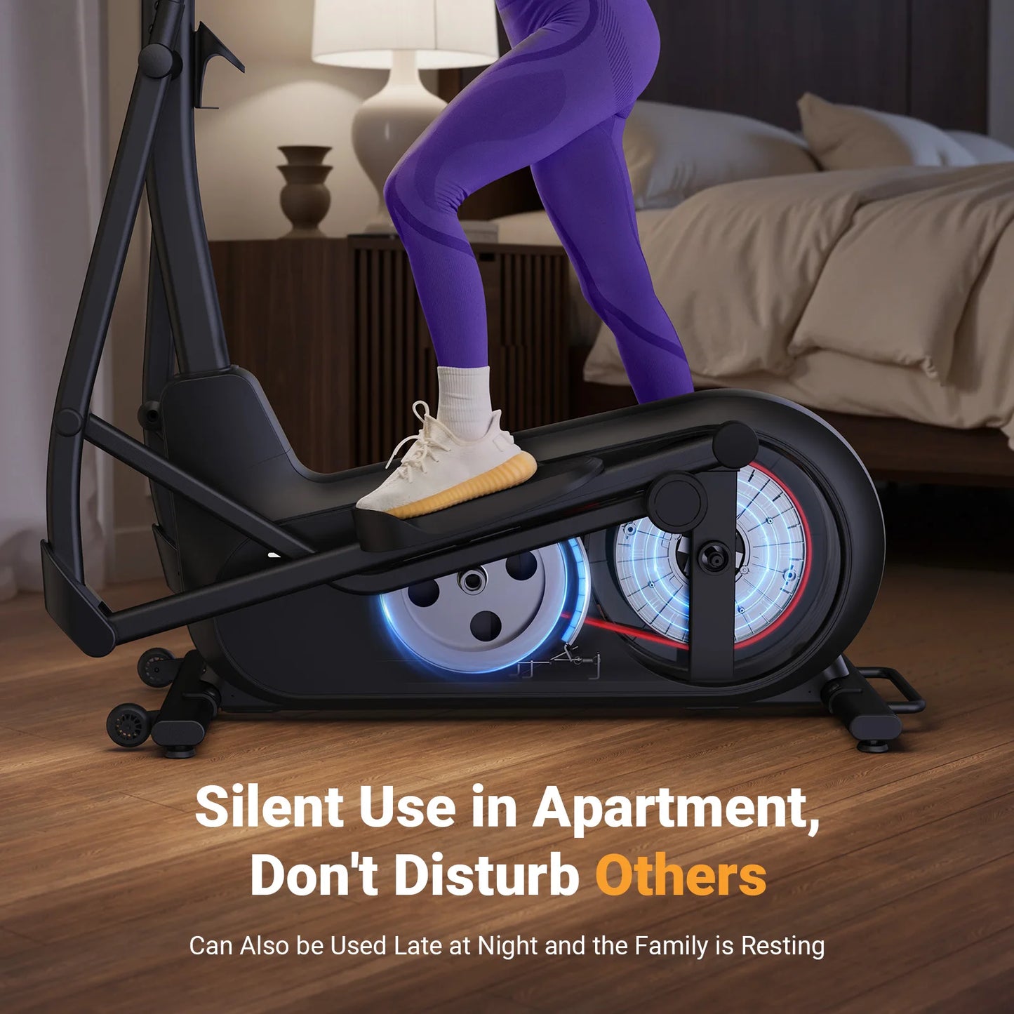 MERACH Elliptical Exercise Machine With 8 Resistance Levels