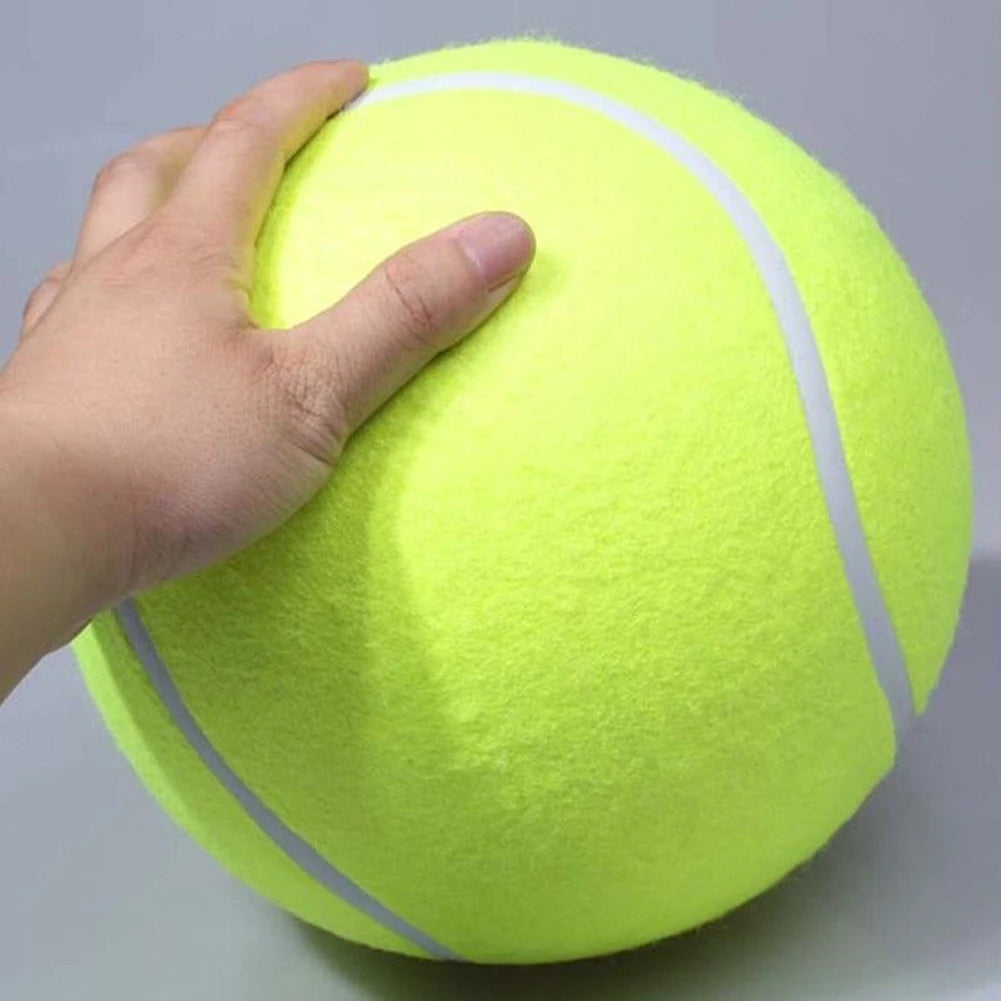 Durable Dog Tennis Ball Chew Toy for Fetch and Training