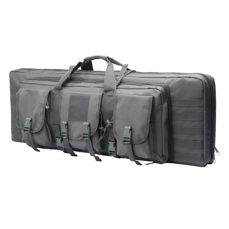 LQARMY Tactical Double Rifle Case Molle Gun Bag For Airsoft