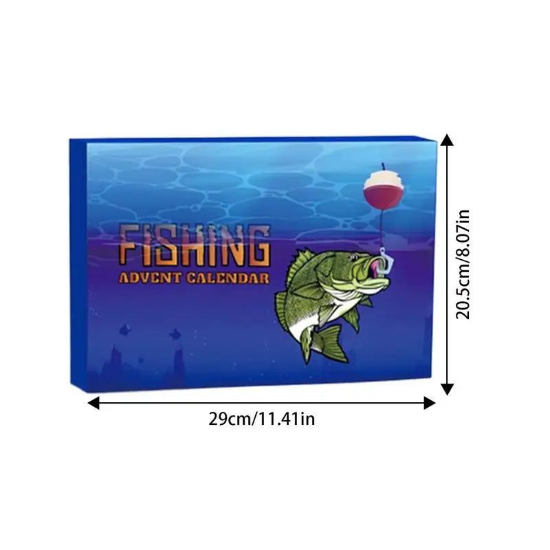 Advent Calendar Fishing Lures Kit Lake Bass Tackle