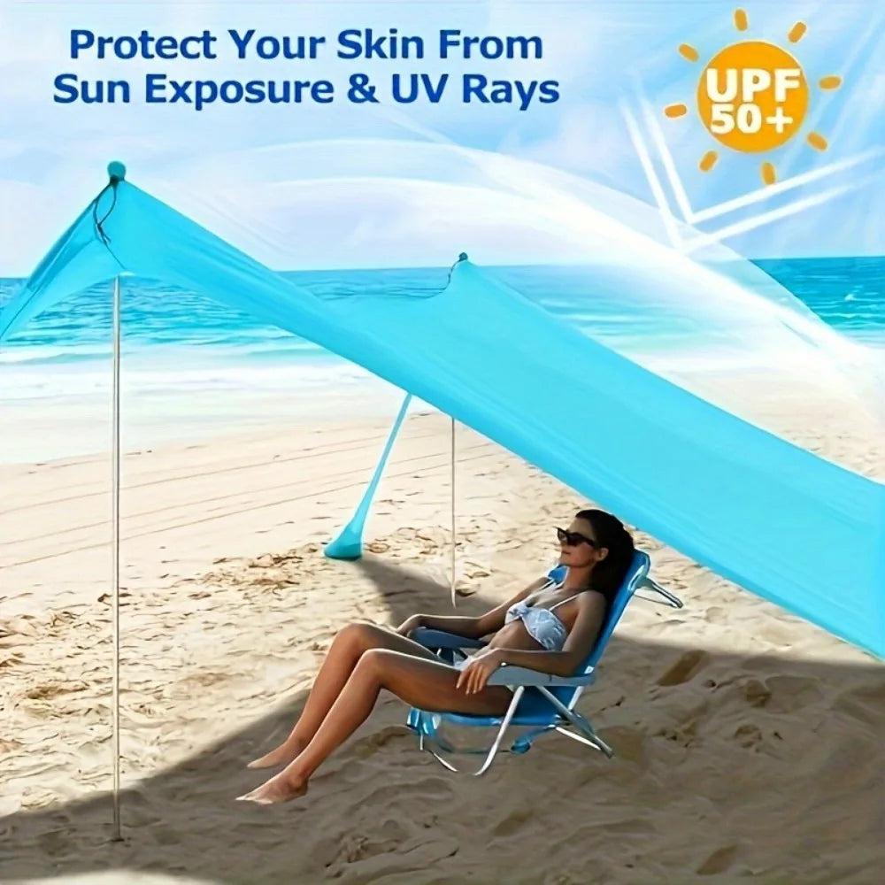Pop Up Beach Tent Sunshade UPF50 Outdoor Shelter Camping Trips