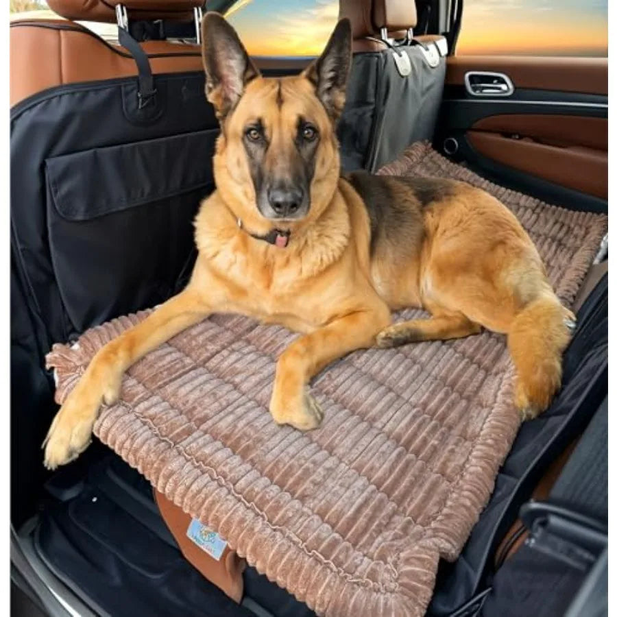 Car Back Seat Dog Bed Extender Non Slip Travel Mat