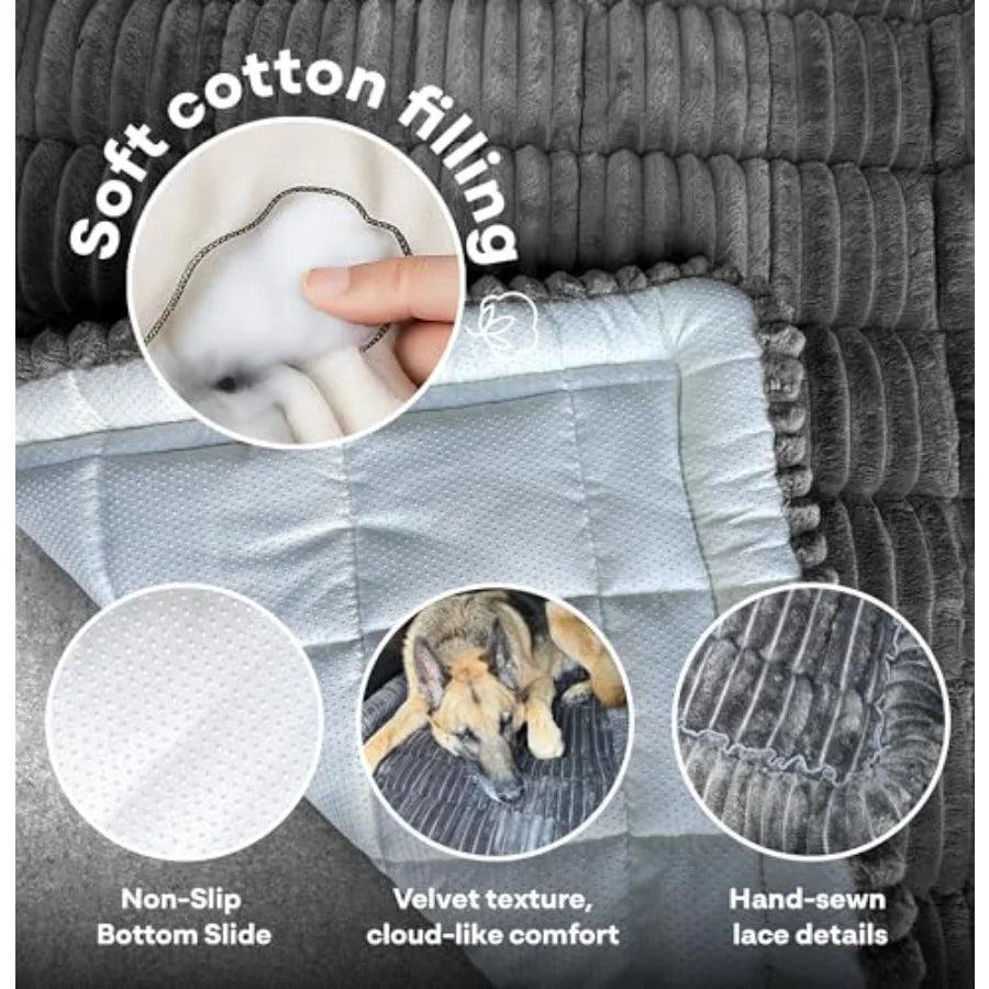 Car Back Seat Dog Bed Extender Non Slip Travel Mat