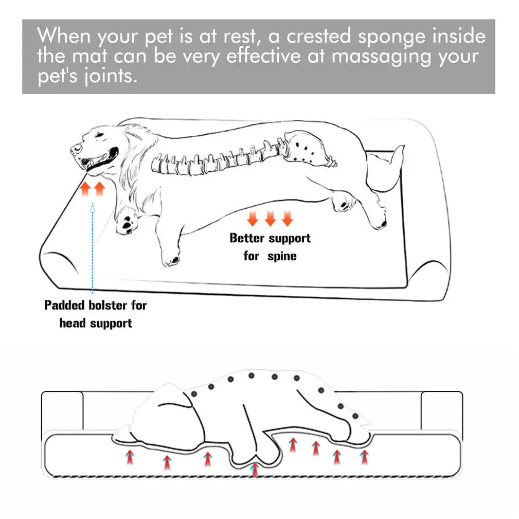 BINGOPAWCN Orthopedic Dog Bed With Removable Washable Cover