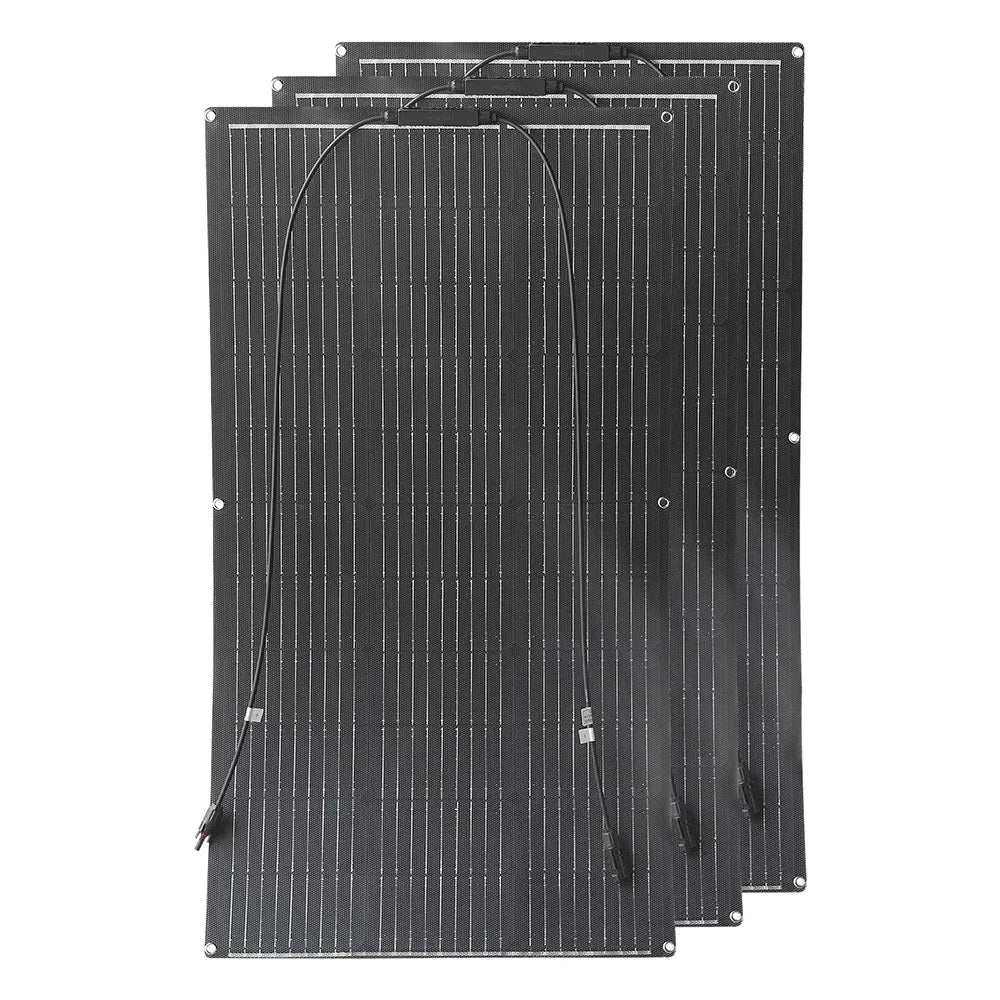 Dgsunlight Flexible Solar Panel Kit 100W 12V 24V Battery Charger