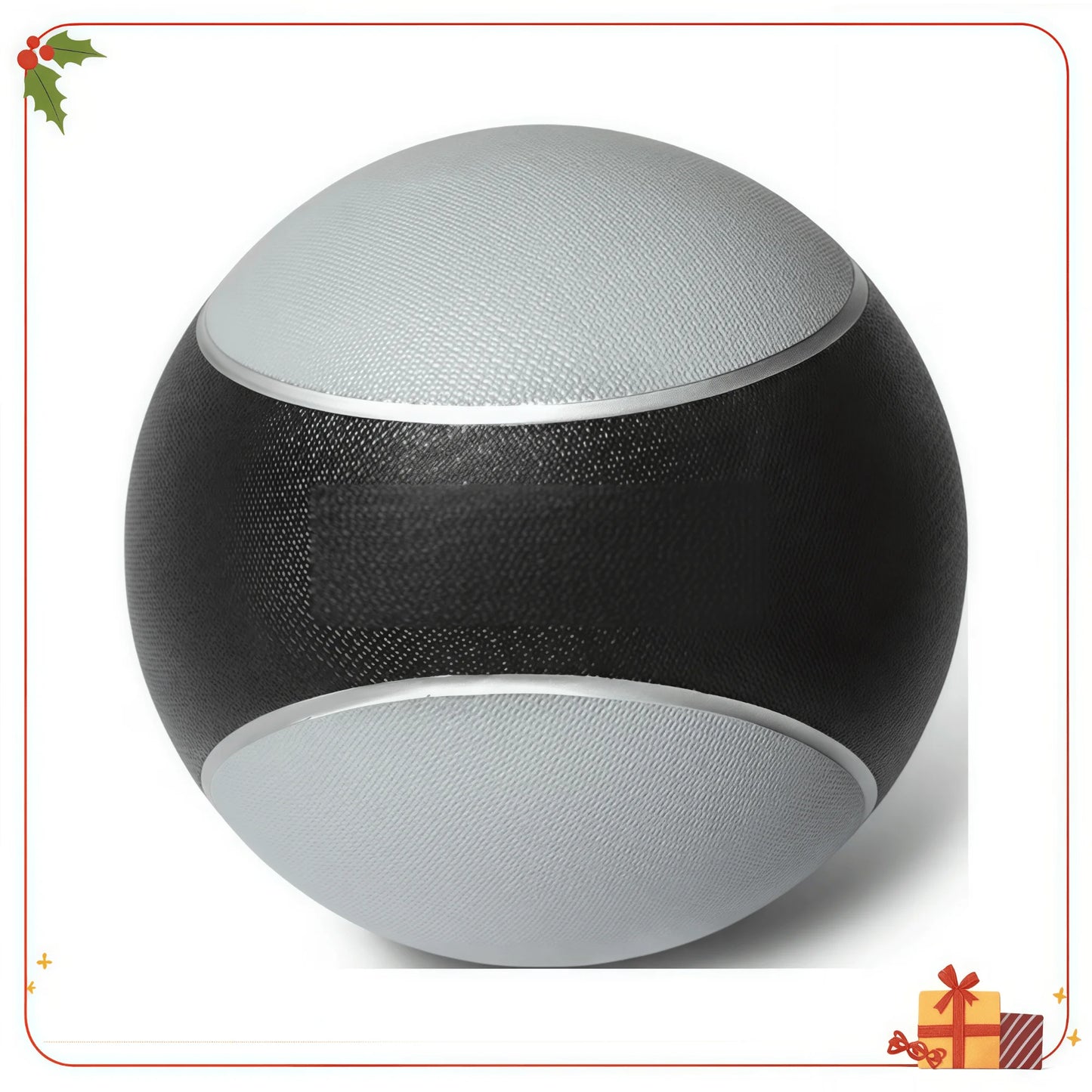 Rubber Medicine Ball With Textured Grip For CrossFit Training Durable