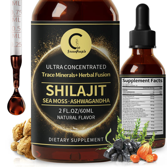 MINCH Shilajit Liquid Drops With Sea Moss And Herbal Fusion