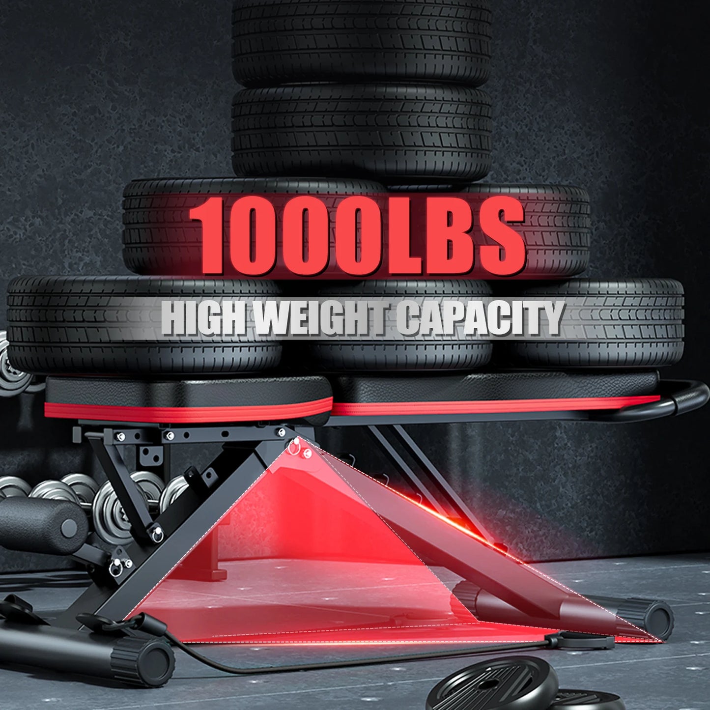 Foldable 14 In 1 Dumbbell Bench With 1000 Lbs Capacity