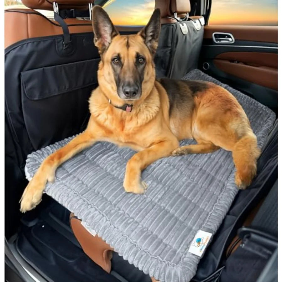 Car Back Seat Dog Bed Extender Non Slip Travel Mat