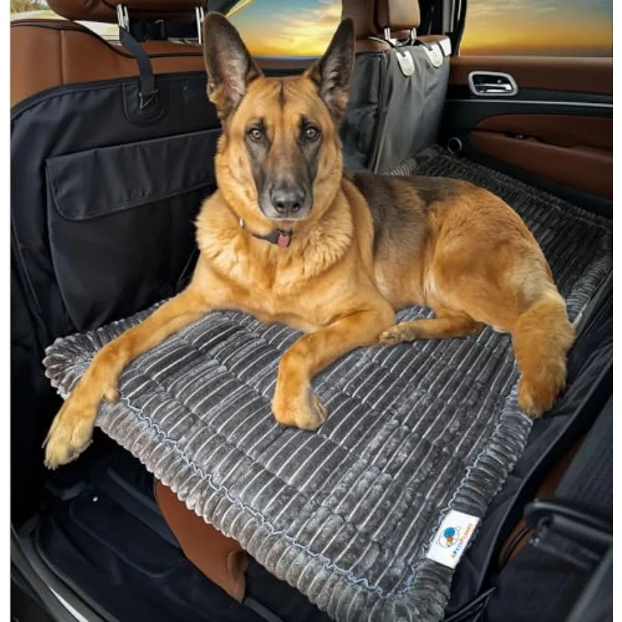 Car Back Seat Dog Bed Extender Non Slip Travel Mat