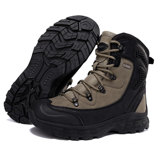 Louis KADHRCN Mens Hiking Boots Waterproof Breathable Outdoor