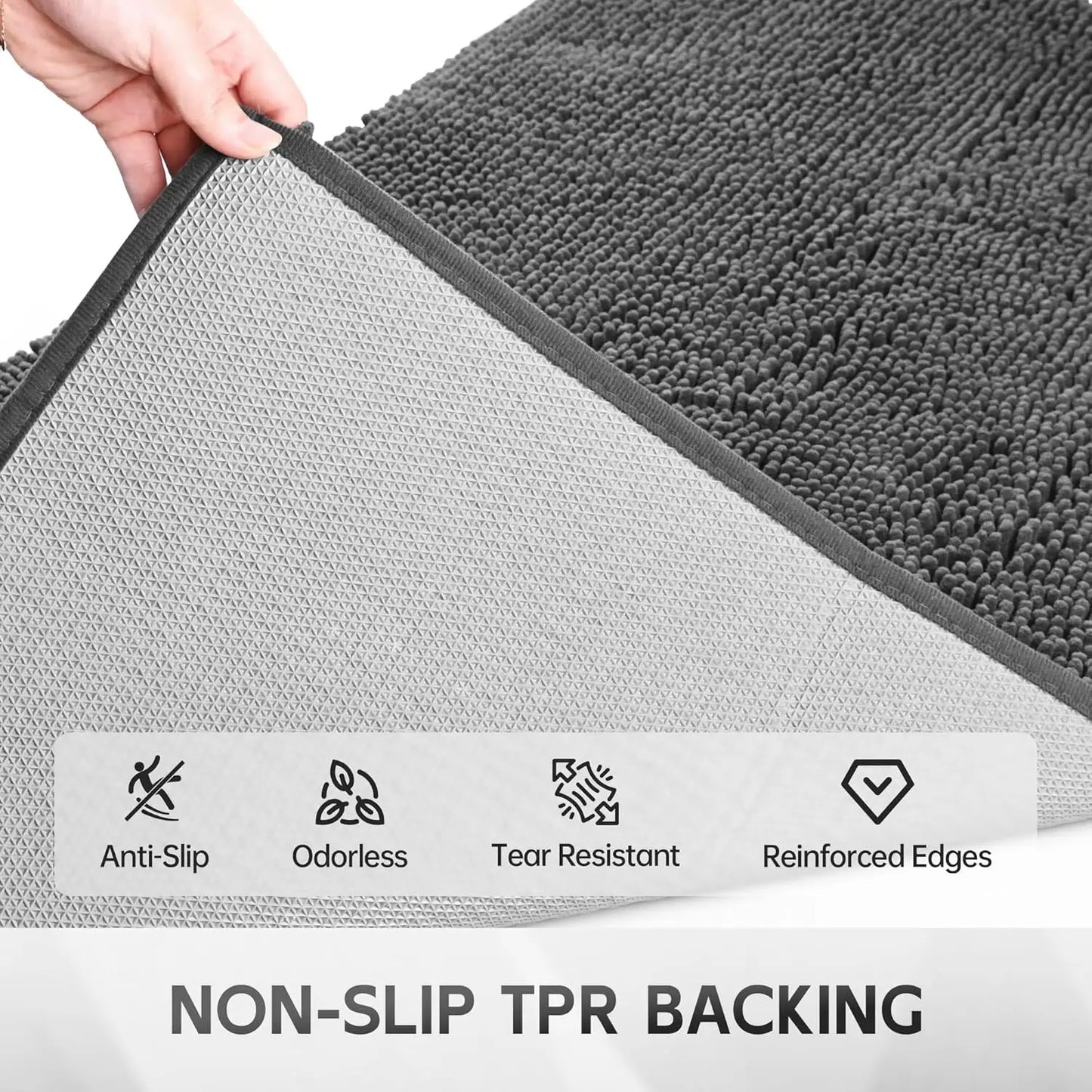Super Absorbent Dog Door Mat Quick Dry Indoor Outdoor Rug