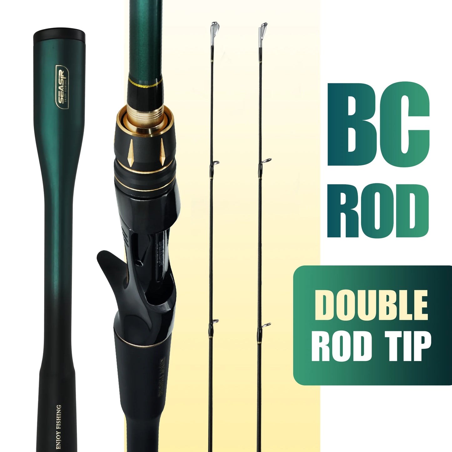 SEASIR Dragon Two Tip Fishing Rod Carbon Fiber