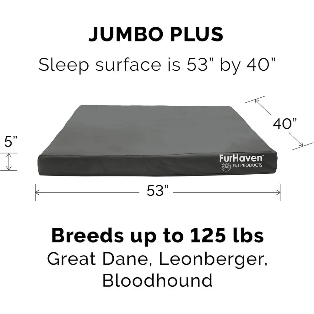 Water Resistant Orthopedic Dog Bed With Removable Washable Cover