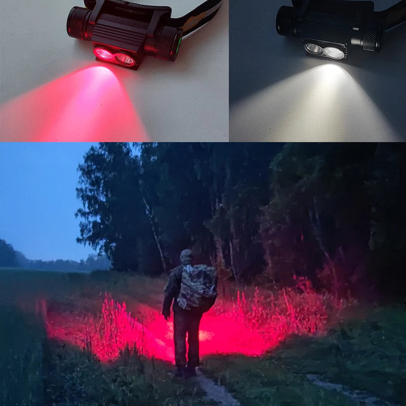 Sofirn H25LR Rechargeable Headlamp 1200 Lumen 90 CRI 660nm Red