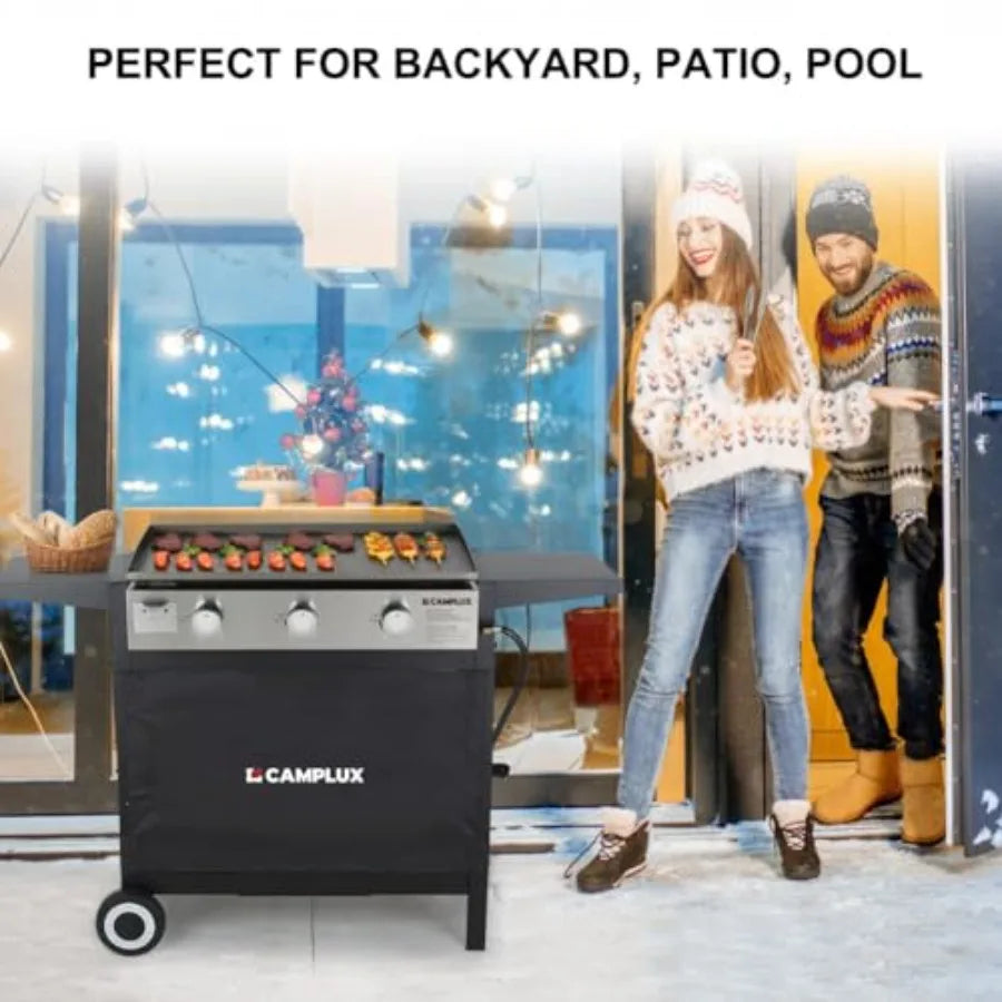 Flat Top Propane Griddle For Outdoor Cooking Station