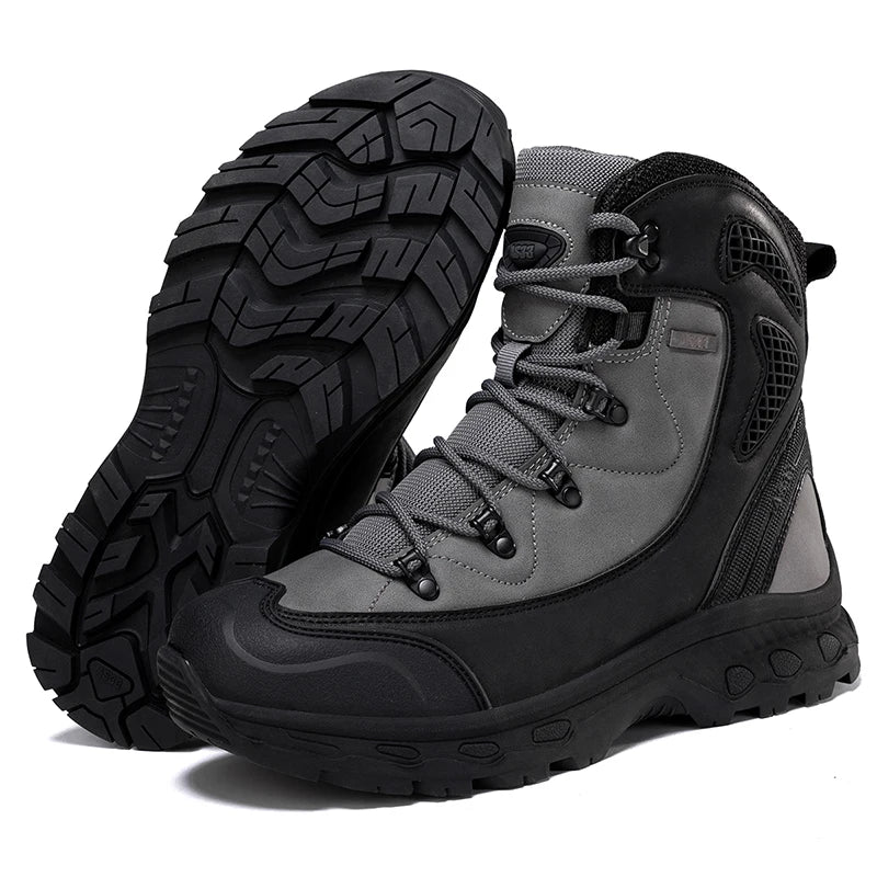 Louis KADHRCN Mens Hiking Boots Waterproof Breathable Outdoor