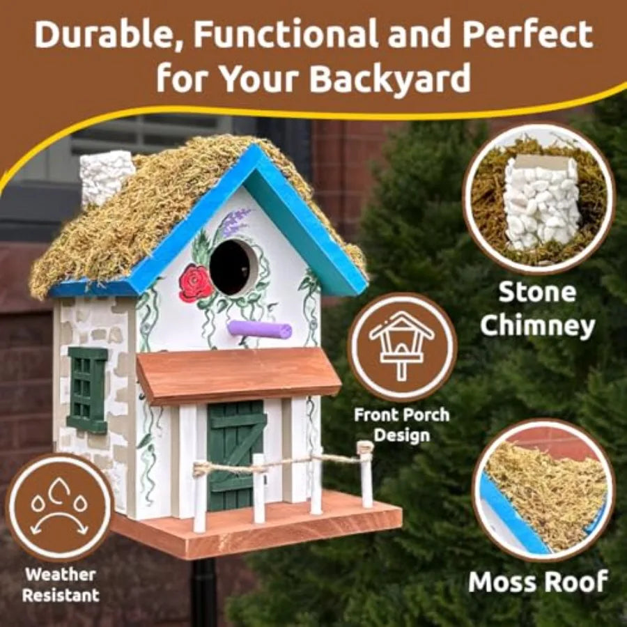 Deluxe DIY Birdhouse Bundle Cottage Style Premium Wood Kits