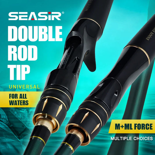SEASIR Dragon Two Tip Fishing Rod Carbon Fiber