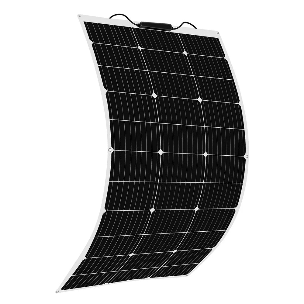Dgsunlight Flexible Solar Panel Kit 100W 12V 24V Battery Charger