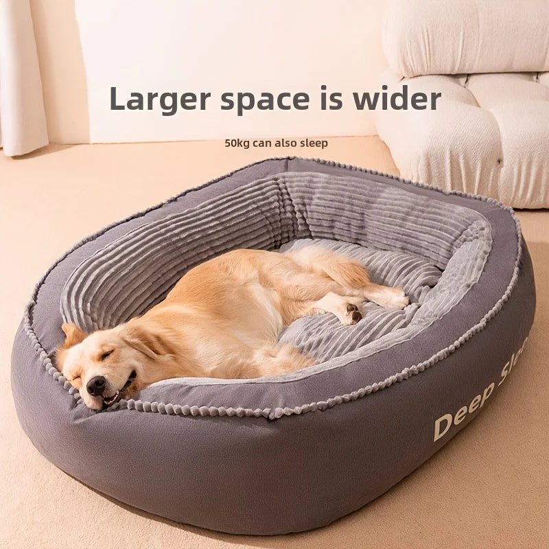 NONECN Pet Bed Donut Round Cushion For Dogs And Cats Soft Washable
