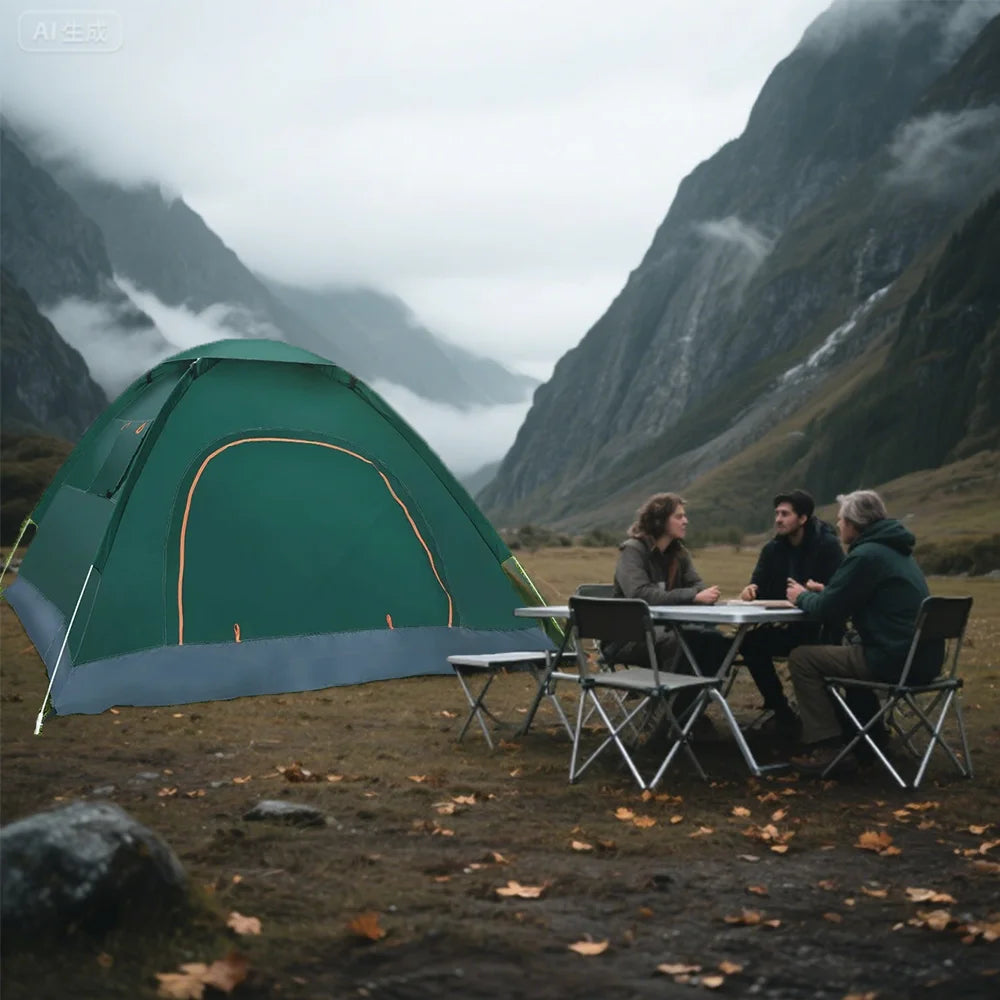 Two Person Outdoor Pop Up Tent Waterproof Automatic Sun Shelter