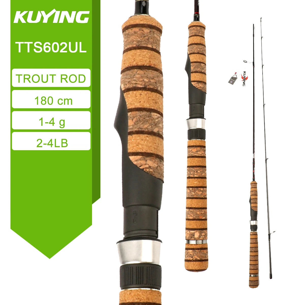 Kuying Teton Spinning Casting Rod For Lure Fishing Baitcaster