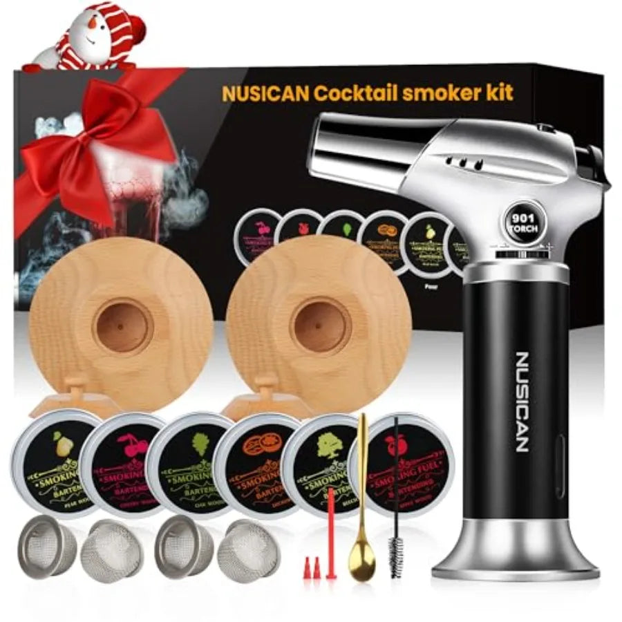 Cocktail Smoker Kit With Torch For Whiskey And Bourbon