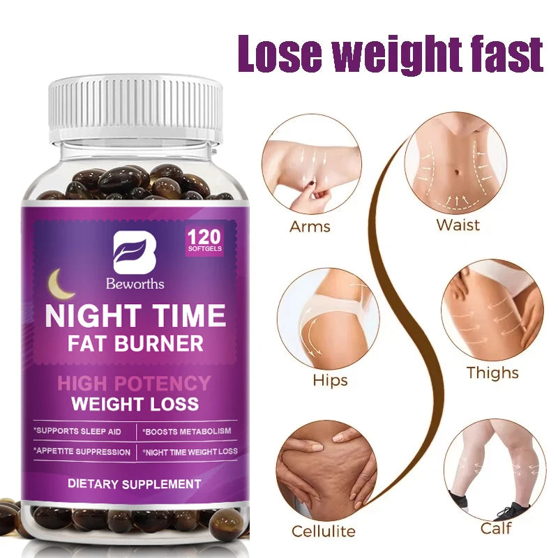 Beworths Night Time Fat Burner Capsule for Weight Loss