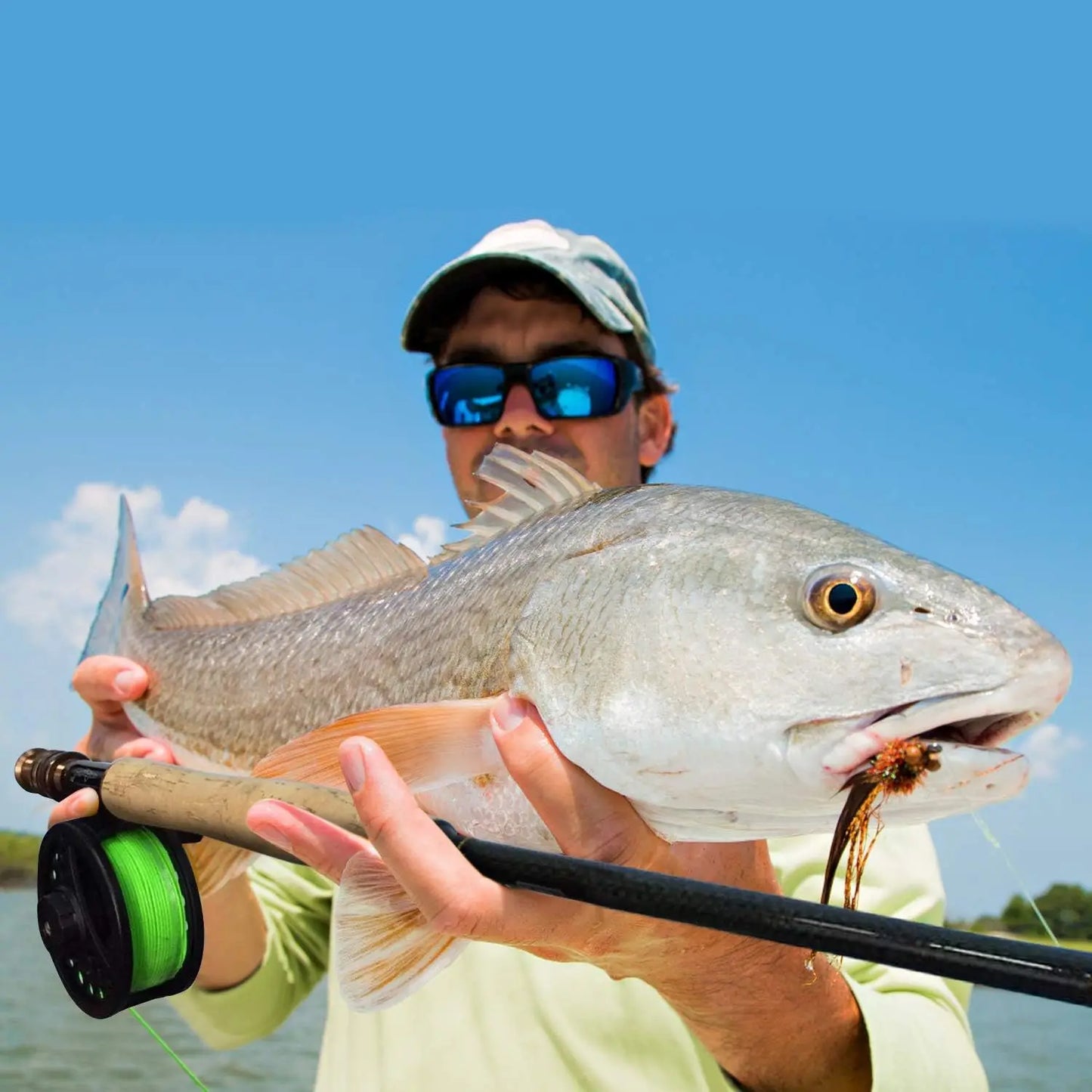 Fly Fishing Rod And Reel Combo Starter Kit With Flies