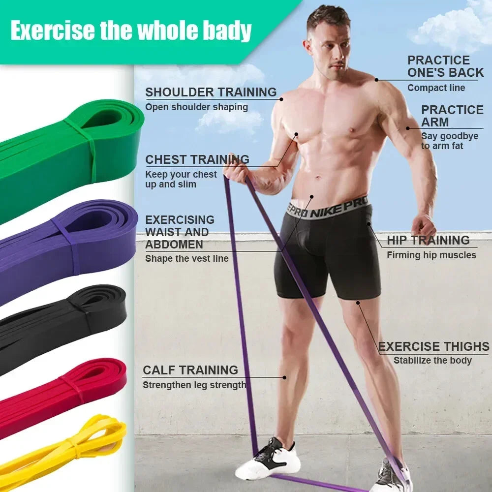 NONE TPE Gym Resistance Bands For Home Workouts And Rehab