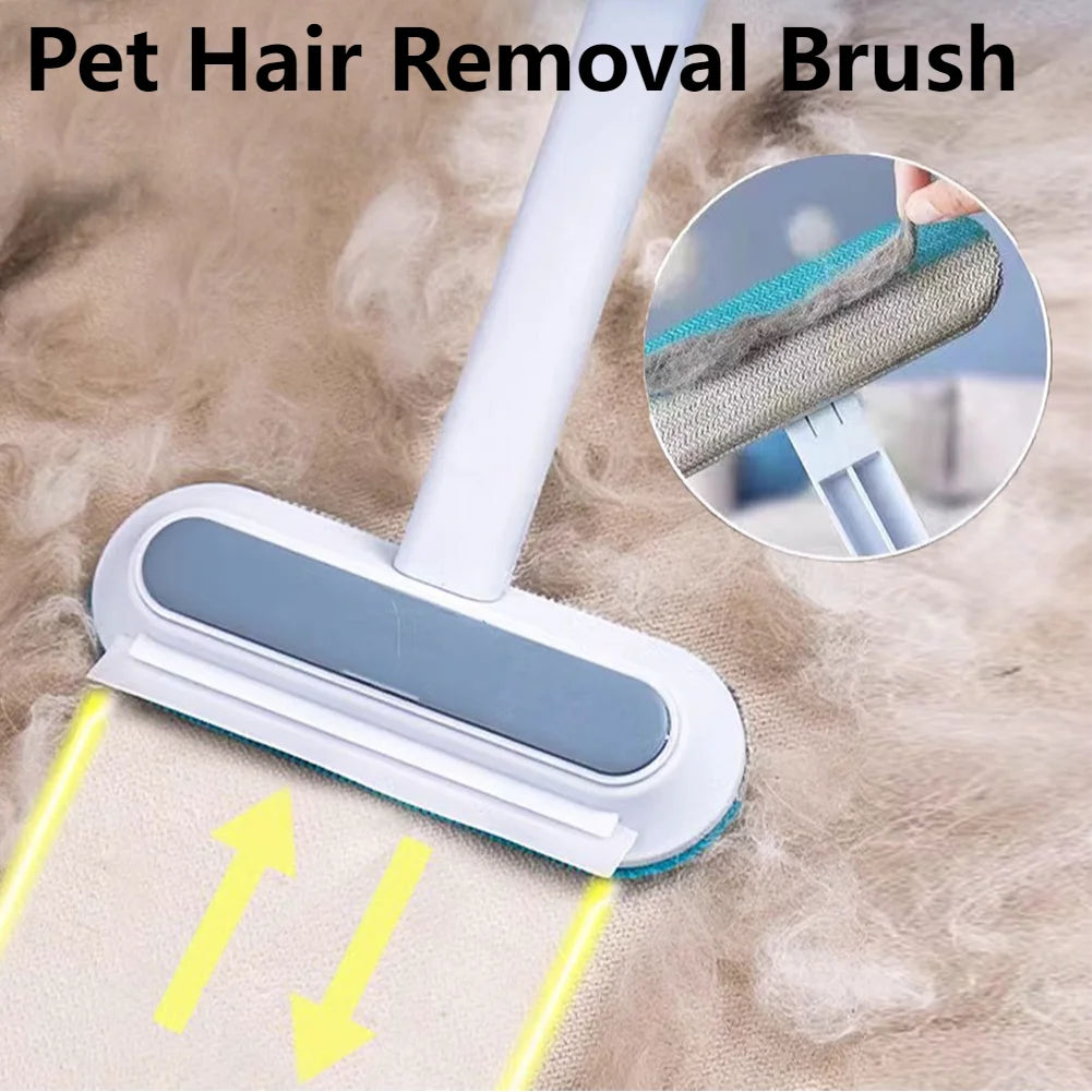 APWIKOGERH Pet Hair Remover Brush Long Handle 3 In 1