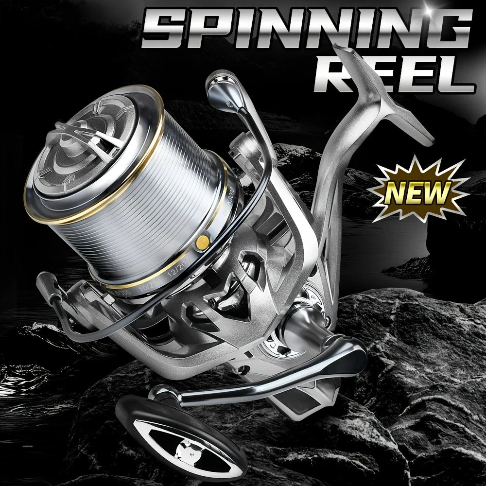 Stainless Steel Bearing Spinning Fishing Reel 8000 Saltwater and Freshwater