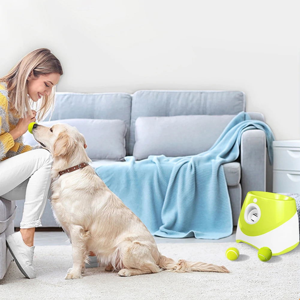 Automatic Dog Ball Launcher Dog Tennis Interactive Pet Toy