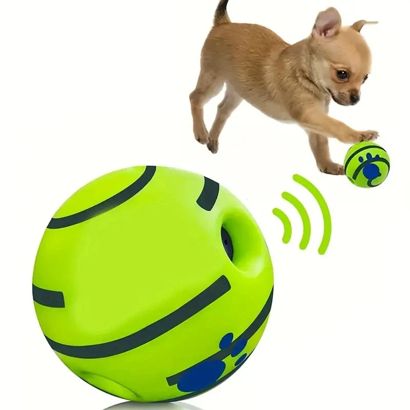 Dog Interactive IQ Toy Giggle Ball For Mental Stimulation And Exercise
