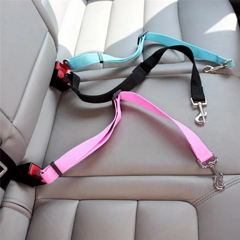 Adjustable Dog Car Seat Belt Harness Vehicle Safety