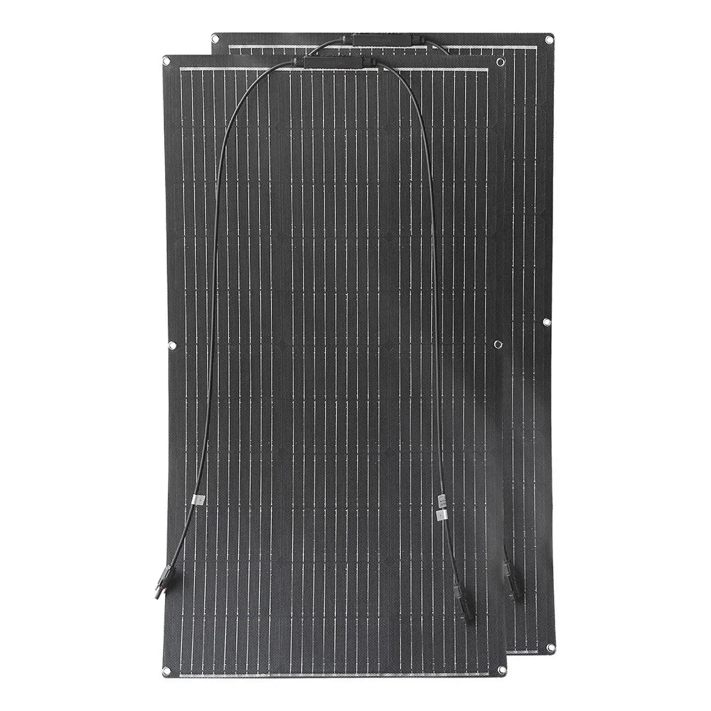 Dgsunlight Flexible Solar Panel Kit 100W 12V 24V Battery Charger