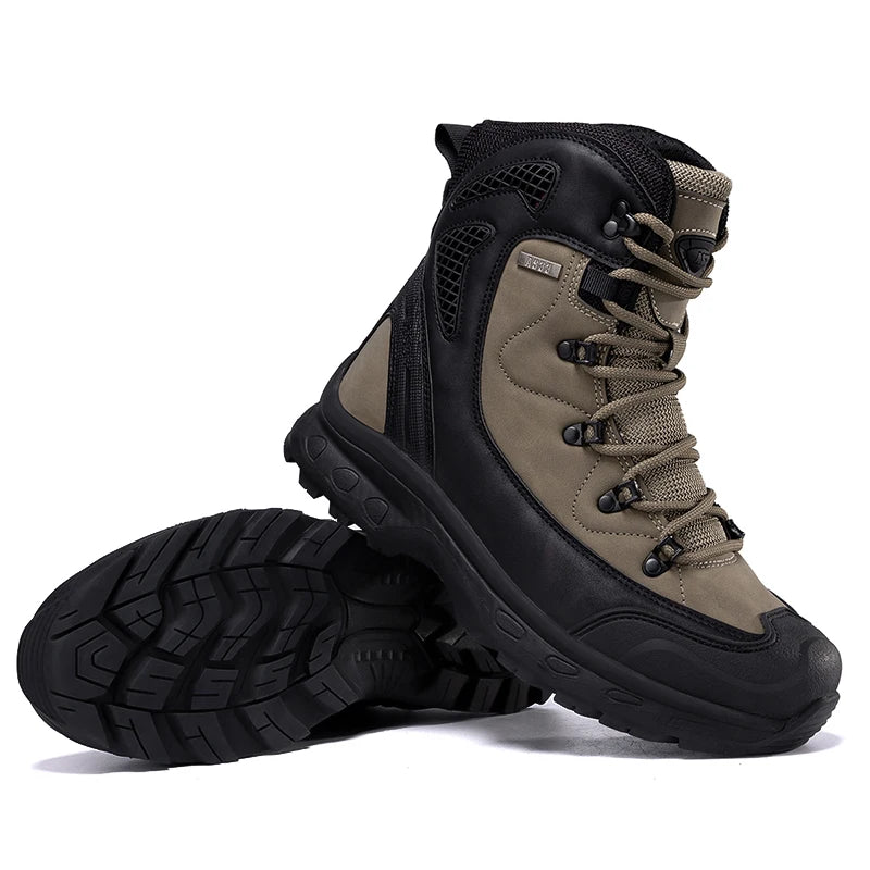 Louis KADHRCN Mens Hiking Boots Waterproof Breathable Outdoor