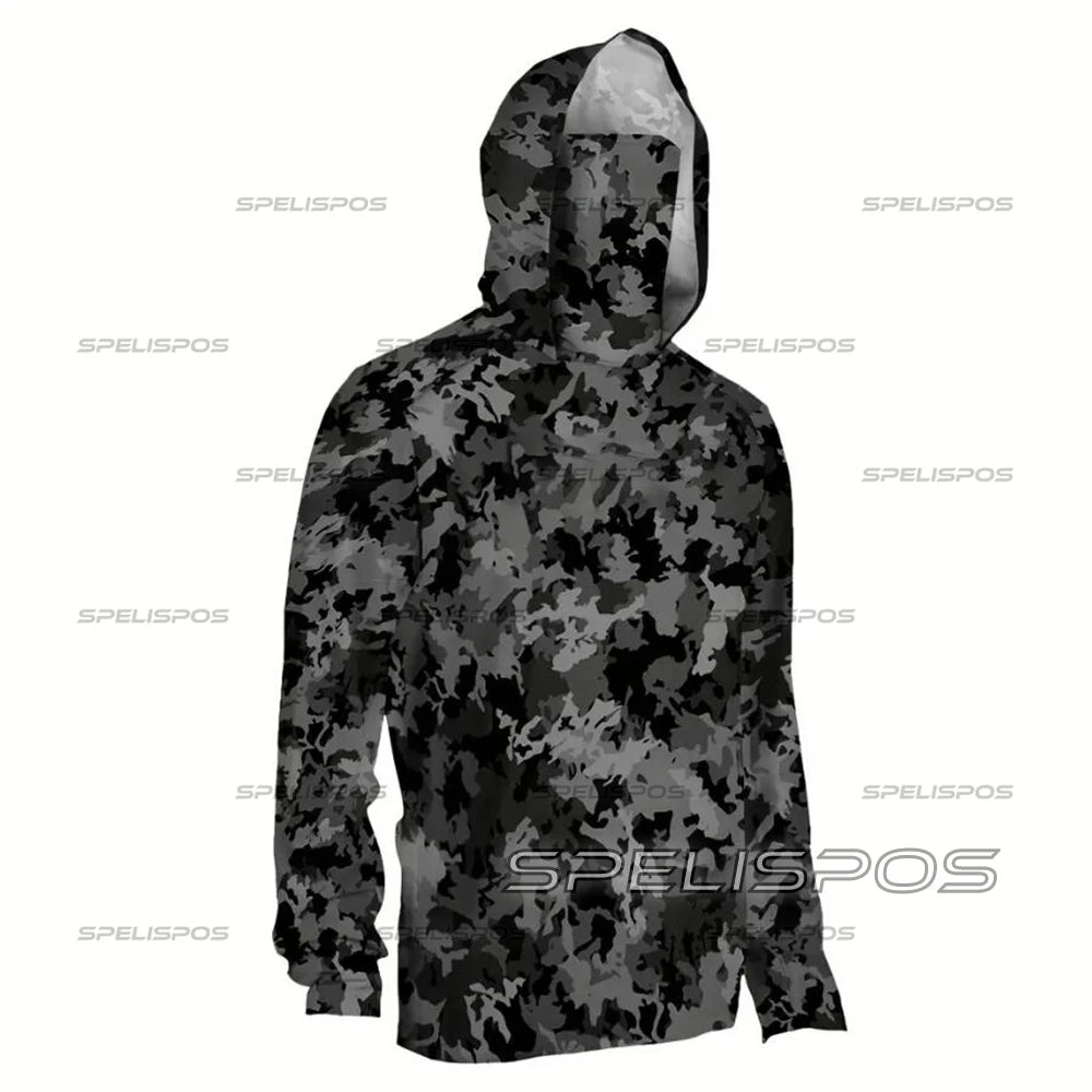 Fishing Hoodie Long Sleeve Sun Protection Shirt For Men