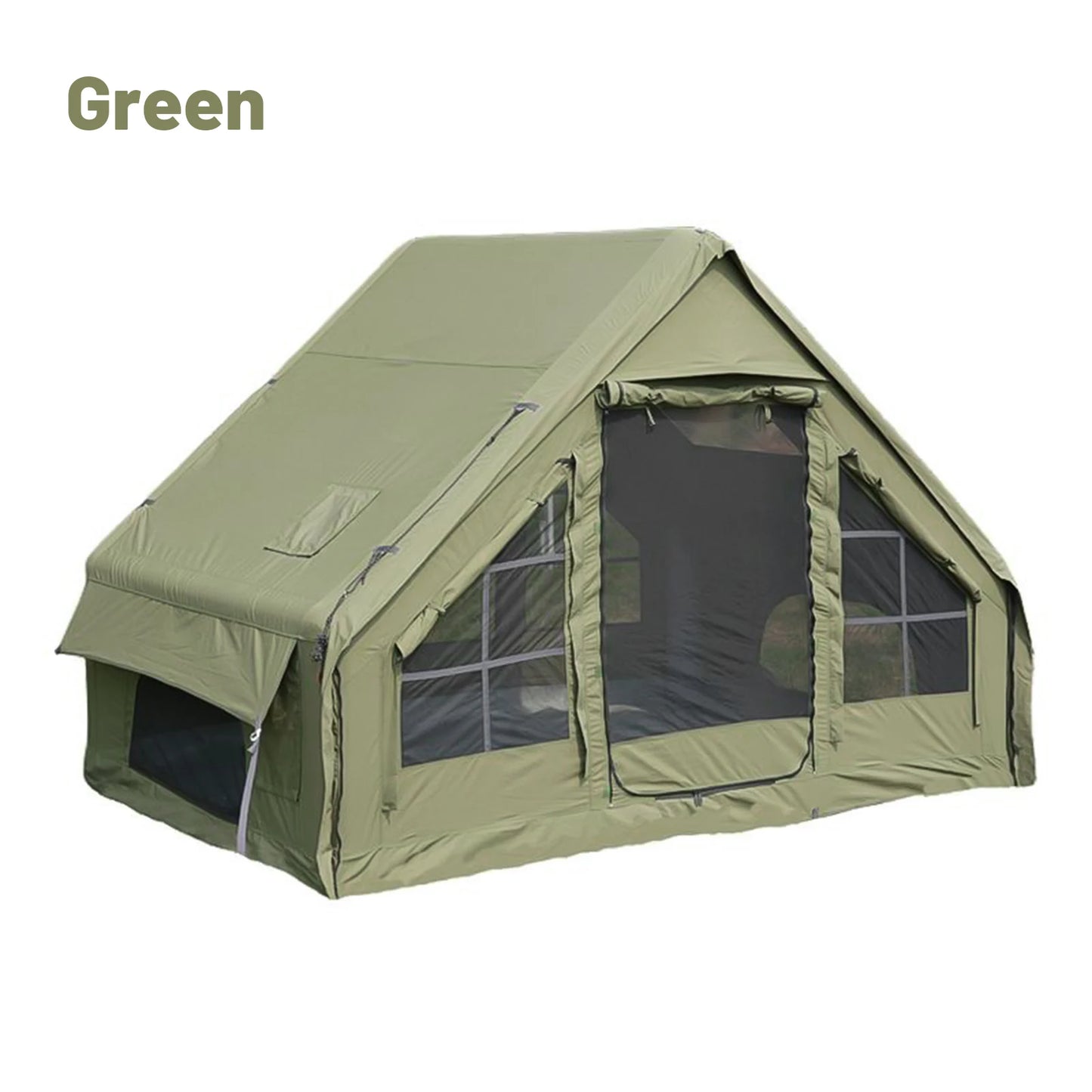 Pakicetus Inflatable Camping Tents With Stove Plug For Luxury Family Camping