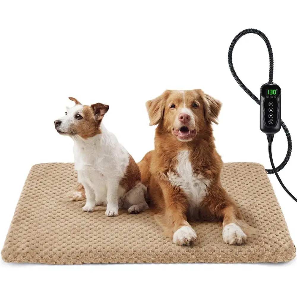 Electric Pet Heating Pad With Adjustable Temperature Waterproof Timer