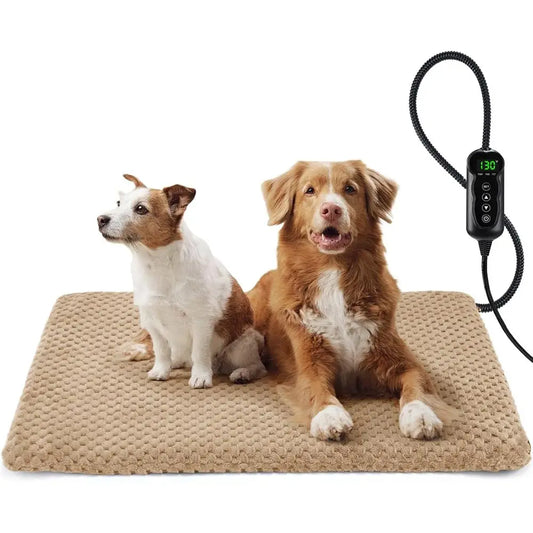 Electric Pet Heating Pad With Adjustable Temperature Waterproof Timer