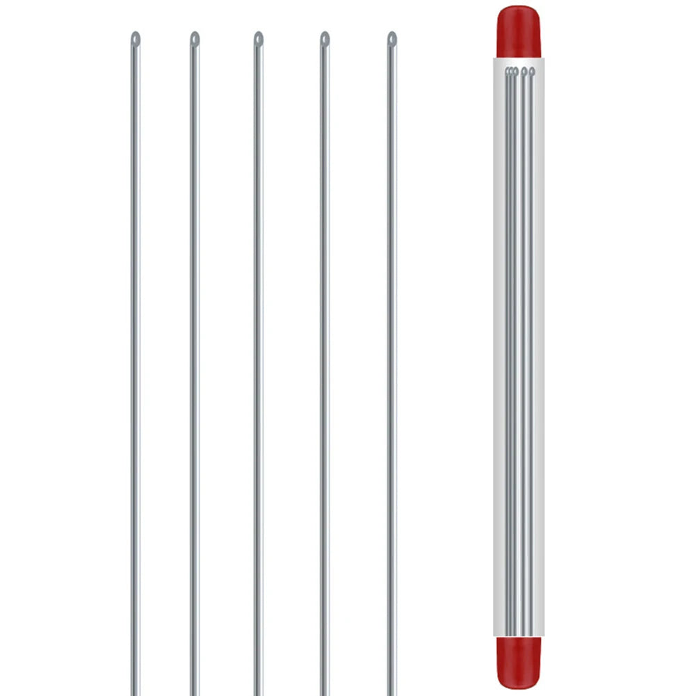 Stainless Steel Earthworm Hooking Needle Fishing Tackle Tool