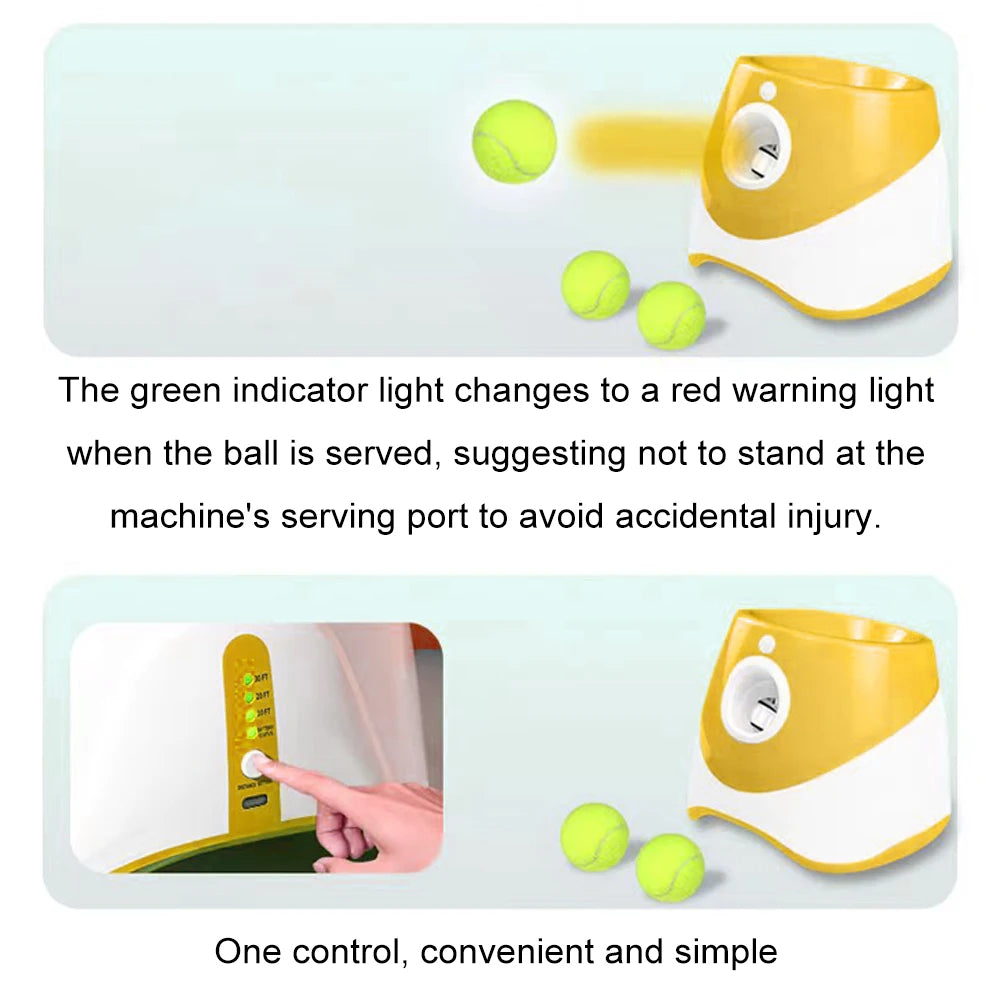 Automatic Dog Ball Launcher Dog Tennis Interactive Pet Toy
